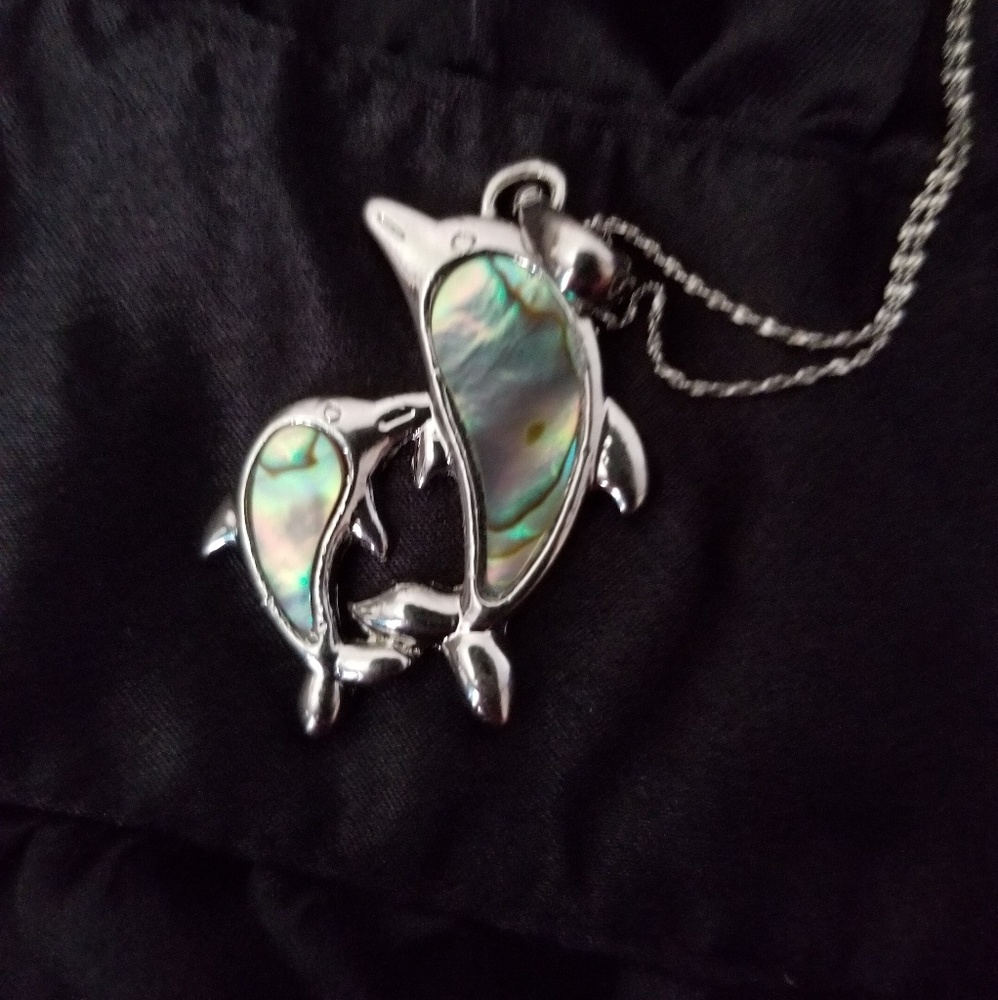 S.S. and Abalone Pendant.